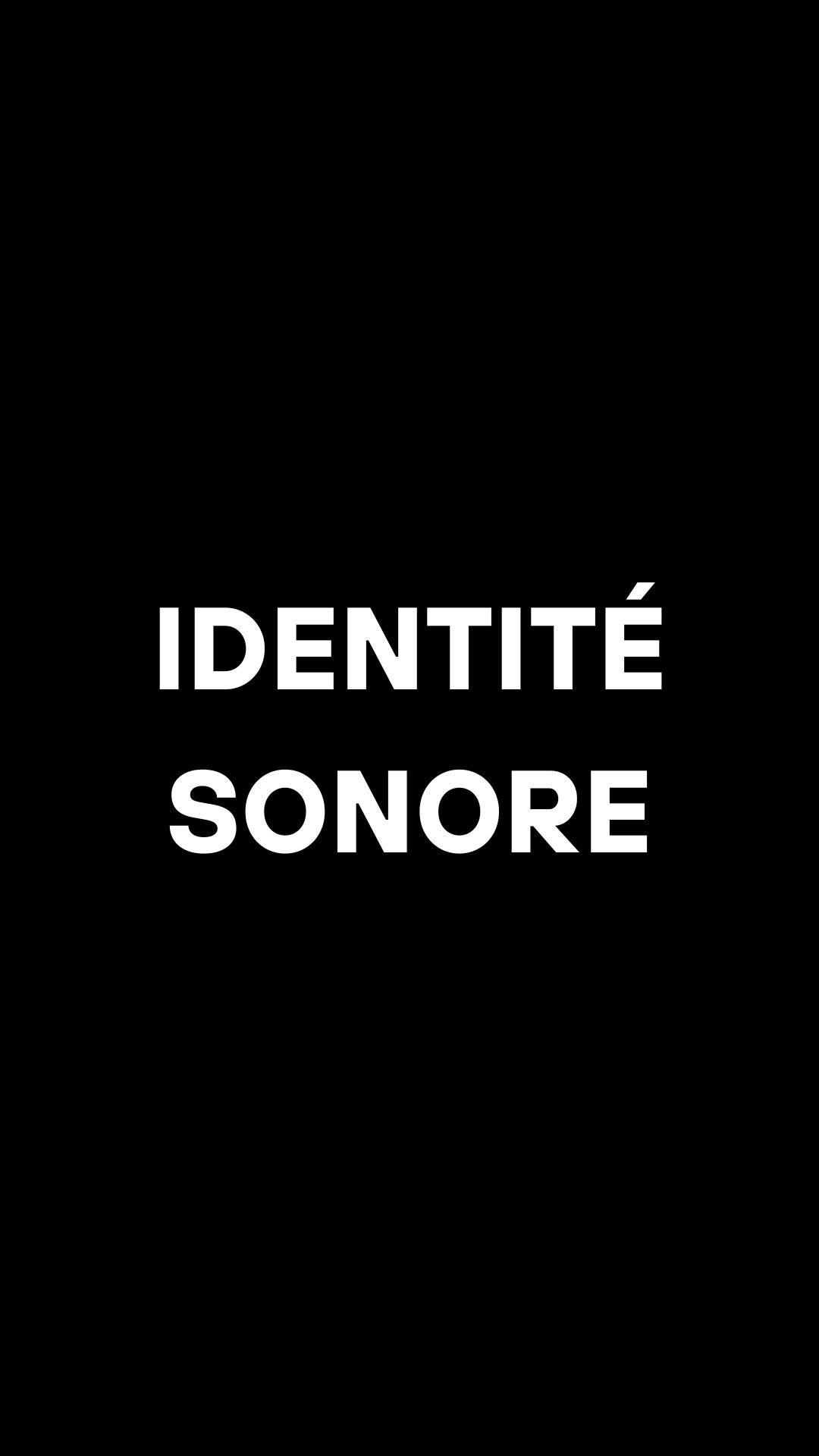 Identité sonore